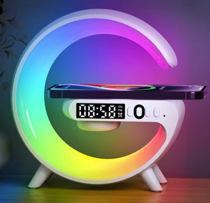 Lámpara Parlante G63 Mini RGB con Bluetooth, Reloj y Alarma 🔊💡